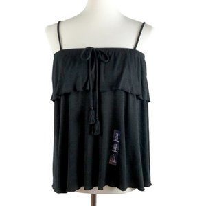 Gap Ruffle Spaghetti Strap Tank (NWT)